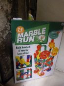 *74 Piece Marble Run Game