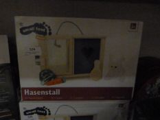 *Smallfoot Wooden Rabbit Hutch Toy