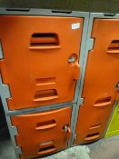 *Plastic Three Door Storage Cupboard