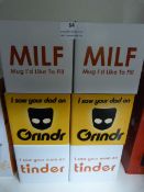 *Six Assorted Novelty Mugs