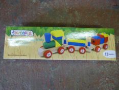 *Toytopia Wooden Stacking Train