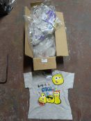 *Twelve Assorted Cbeebies T-Shirts Size:12-18 Mont