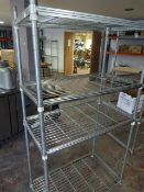 *Four Tier Metal Shelf Unit 88x47x68cm