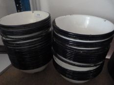 *Large Quantity of Small Enamel Bowls