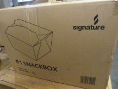 *Box of 200 Brown Craft Snack Boxes