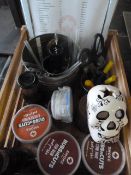 *Box Containing Meat Rubs, Straws, Corkscrew, etc.