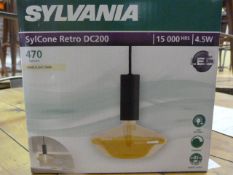 *Sylvania Sylcone Retro DC200 Ceiling Light