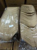 *Two Packs of Brown Craft Snack Boxes