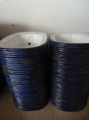 *Large Quantity of Small Enamel Rectangular Bowls