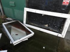 *UVPC Single Door Frame & Window Unit