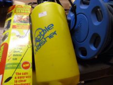 Hose Reel Bubble Washer and Drain Demon