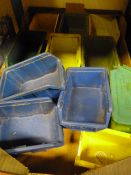 *Box of Plastic Storage Trays