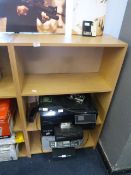 *Beech Effect Three Height Shelf Unit