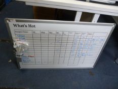 *Wall Mounted Whiteboard