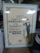 Raffles Hotel Singapore Poster