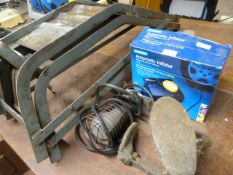 Pair of Car Ramps, Tyre Inflator, Inspection Lamp
