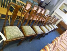 Harlequin Set of Queen Style Dining Chairs and Two