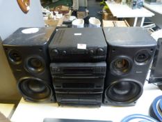 Kenwood Hi Fi System with Technics Speakers