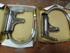 Two Chrome Armitage Shanks Piccolo 21 Taps