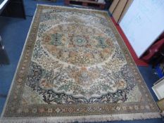 Large Floral Patterned Rug 199cm x 305cm