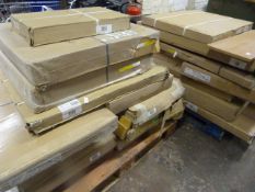 *Two Pallets of 28 Oak Effect Flat Pack KItchen Untis