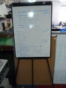 *White Office Note Board on Tripod Stand