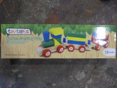 *Toytopia Toy Wooden Stacking Train