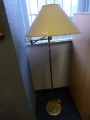 Brass Anglepoise Lamp with Shade