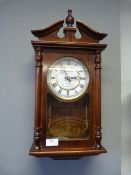 Emperor Quartz Wall Clock with Westminster Chime