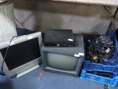 CCTV Security System with Camera, Monitors and Lea