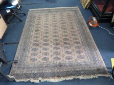 Pink Floral Patterned Rug 97