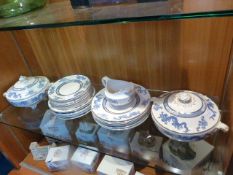 Solian Ware Blue Dragon Patterned Dinnerware