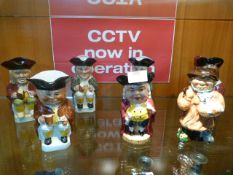 Collection of Seven Assorted Toby Jugs