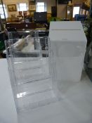 *Suggestion Note Box and Two Desktop File Stands