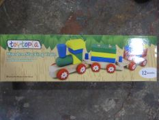 *Toytopia Toy Wooden Stacking Train