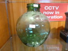 Green Glass Demijohn