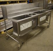 1 x Ayrking Breader/Blender/Sifter - Stainless Steel Construction - 240v - H123 x W206 x D81 cms -