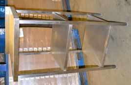 1 x Tall Stainless Steel Scobie McIntosh Prep Table - Dimensions: 60 x 65 x 124cm - Ref: MC115 - CL2