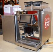 1 x Thermoplan Black & White 3 Bean to Cup Coffee Machine & Milk Fridge - Model BW3 CTM -