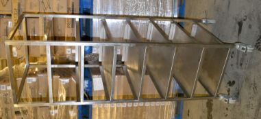 1 x 7-Tier Stainless Steel Transport Trolley - Dimensions: 53 x 63.5 x 185cm - Ref: MC140 - CL282 -