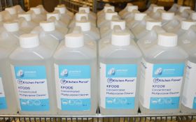 10 x Kitchen Force 2 Litre Multipurpose Cleaner and Degreaser - General Purpose Alkaline Cleaner and
