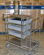 1 x Warehouse Picking / Transport Trolley - Dimensions: 103 x 64 x 144cm - Ref: MC138 - CL282 - Loca