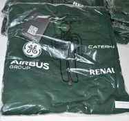 10 x Assorted Adult Official CATERHAM F1 1/4 Zip Fleece Lined Tops - Various UK Sizes (Mostly Mens