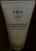 20 x HIM Intelligent Grooming Solutions - 75ml AFTERSHAVE BALM BACTERIA CONTROL - Brand New