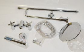 1 x Luxury Designer Shower Kit With Hand Set (Model: OLC-F0001) - Taken From A Prestigeous