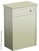 1 x Camberley Back To The Wall Unit In Satin Sage Green - W57 x D30 x H83cm - CL269