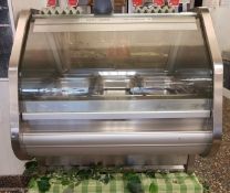 1 x BKI Branded Hot Display Case In Stainless Steel (WDCUK-4T)