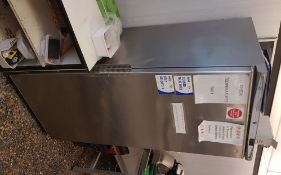 1 x Mondial Elite 1 Door 640Ltr Cabinet Fridge Stainless Steel‎ - Dimensions: 77.5 x W74 x H185.