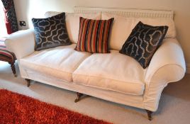 1 x Large Parker Knoll Sofa in Cream - CL275 - Location: Altrincham WA14 *NO VAT On Hammer*2