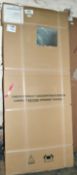 1 x Frameless Hinged Left Hand Quadrant Shower Door 8mm (HFLQ888) - New / Unused Stock - Dimensions: